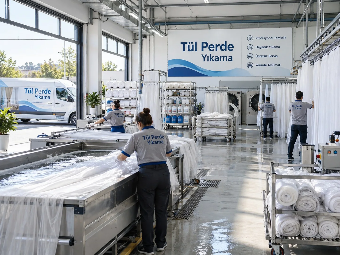 Tül Perde Yıkama hizmeti